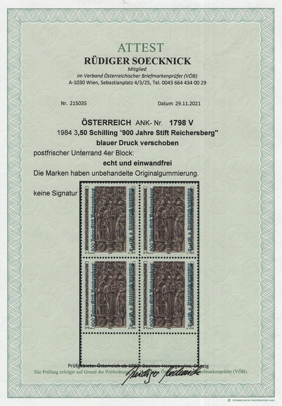 https://www.briefmarken-stari.at/bilder/1798 V Stift Reichersberg 4er-Block verschobener Blaudruck M1866 Bild 2